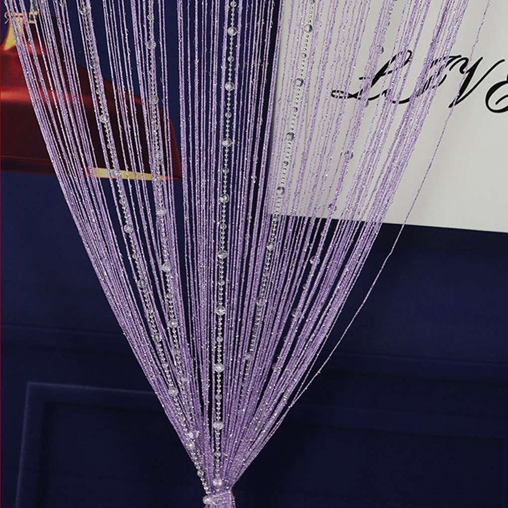 Crystal Beaded String Curtains - Partition Screen Divider reseña y precio