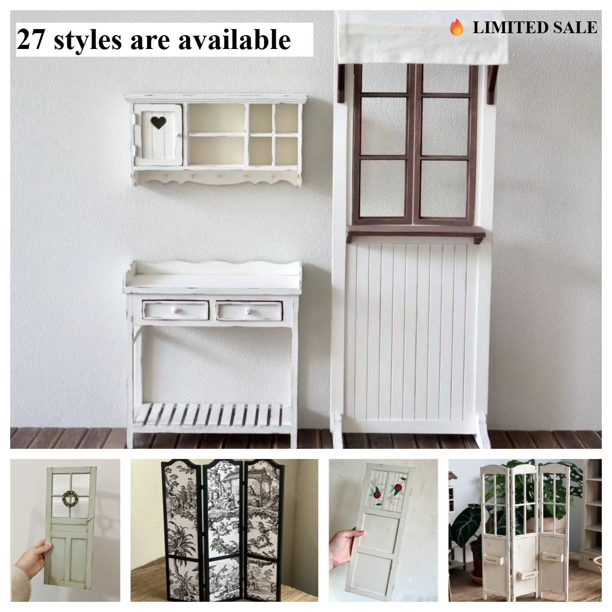 Rustic Miniature Room Divider  - Partition Screen Divider reseña y precio