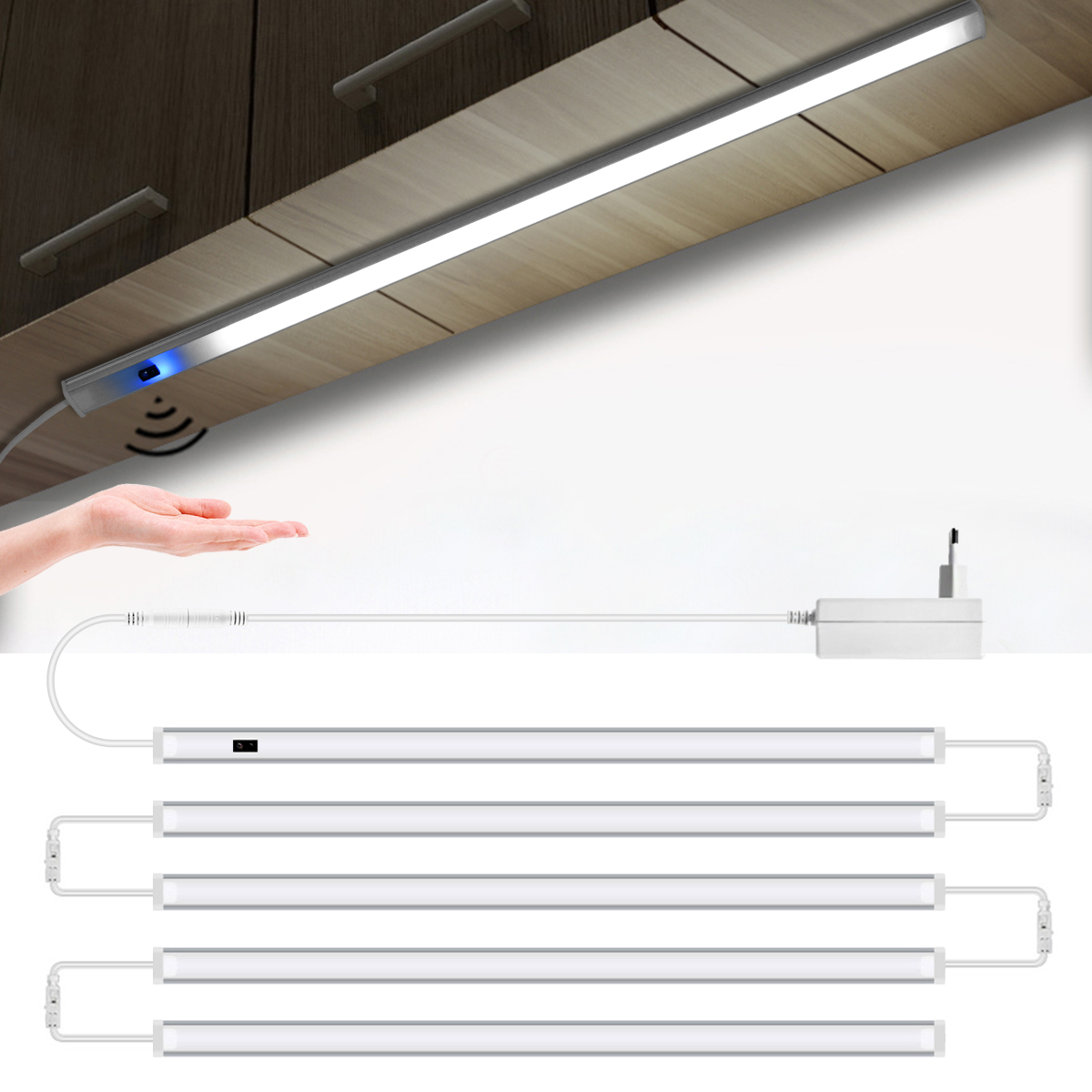 USB Kitchen LED Lights Under C - Cubicle Shelf Organizer reseña y precio