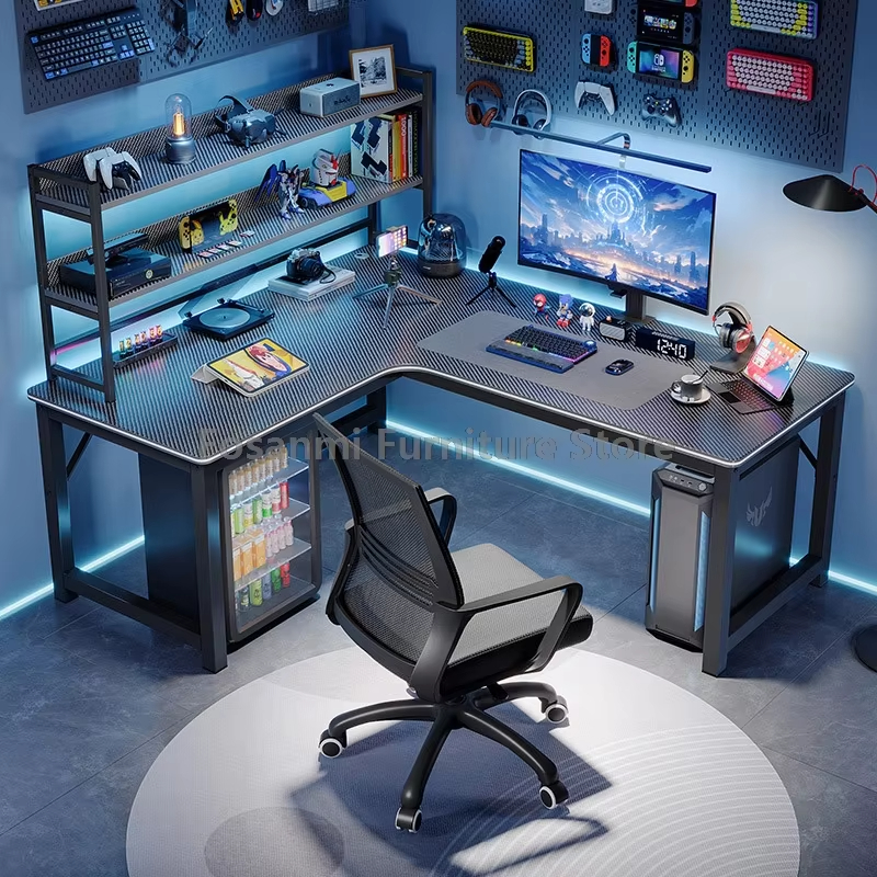 L-Shaped Computer Desk and Cha - Office Furniture Set reseña y precio