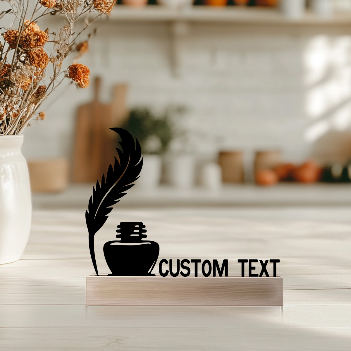 Custom Metal Desk Name Plate F - Office Furniture Jobs reseña y precio