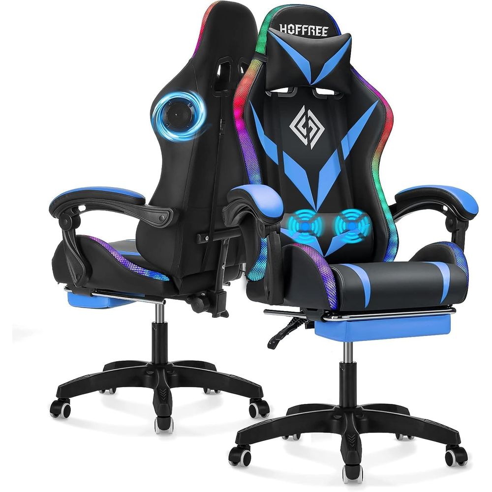 RGB Gaming Chair with Bluetoot - Furniture Chairs For Office reseña y precio