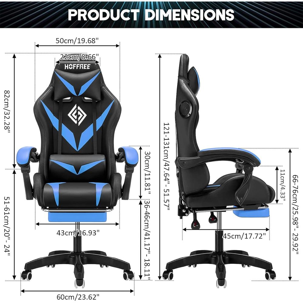 RGB Gaming Chair with Bluetoot - Furniture Chairs For Office reseña y precio