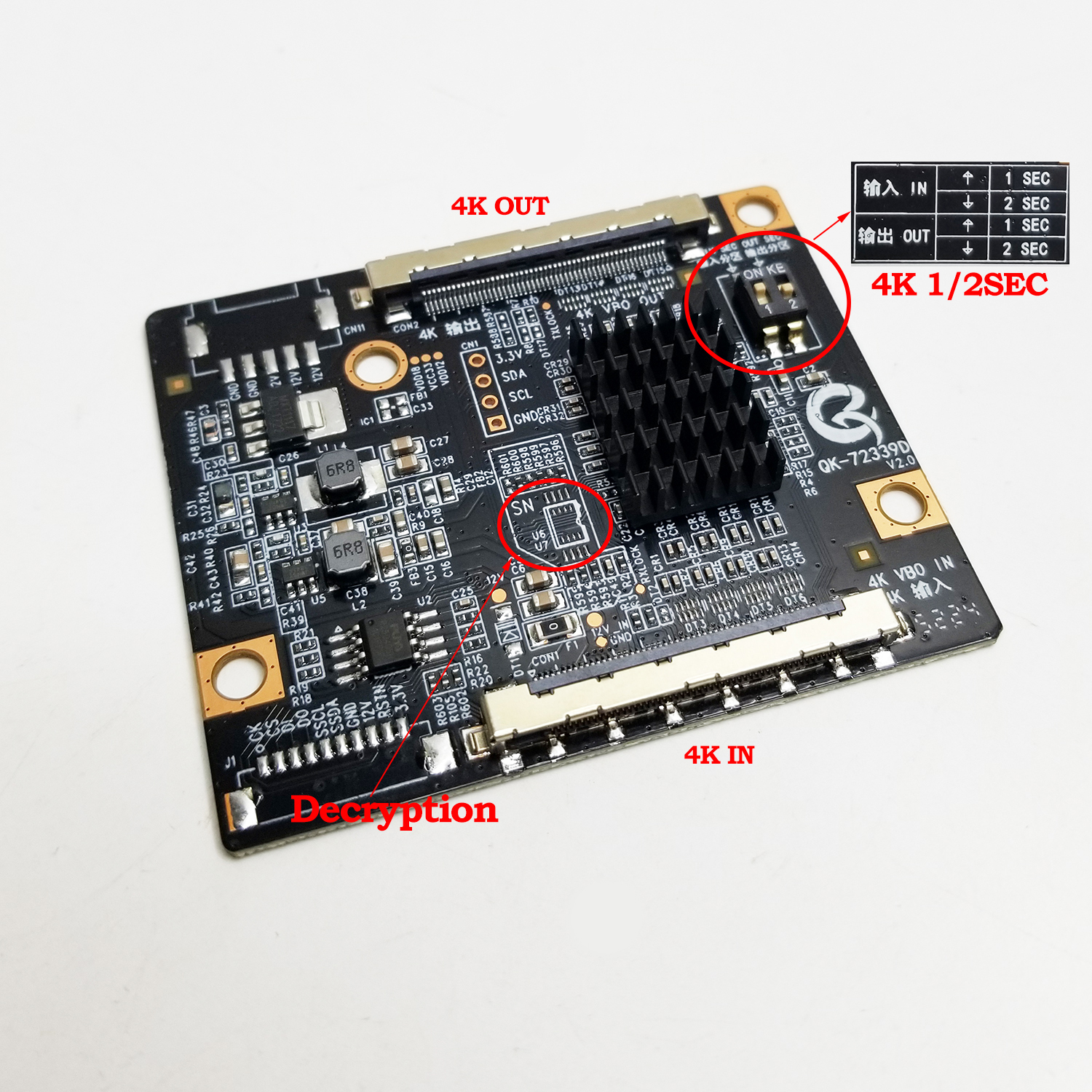 QK-72339D V2.0 4K to 4K Partit - Partition Screen Divider reseña y precio