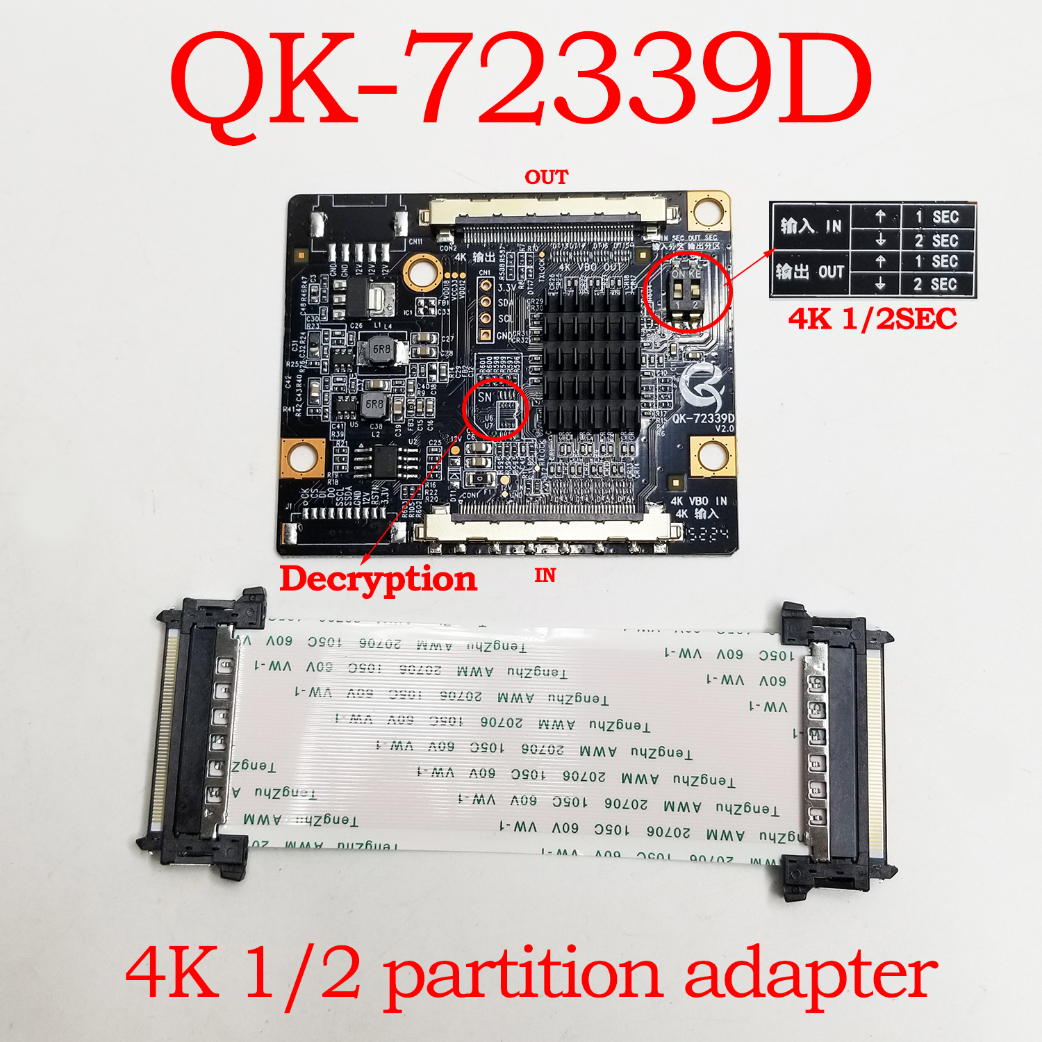 QK-72339D V2.0 4K to 4K Partit - Partition Screen Divider reseña y precio