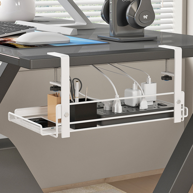 Under Desk Cable Management Tr - Cubicle Shelf Organizer reseña y precio