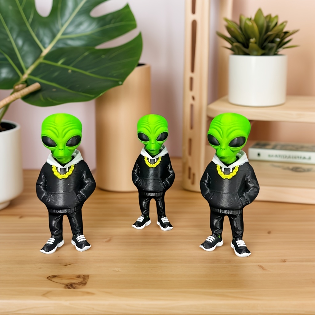 1 Piece Green Alien Figure wit - Office Furniture Brand reseña y precio