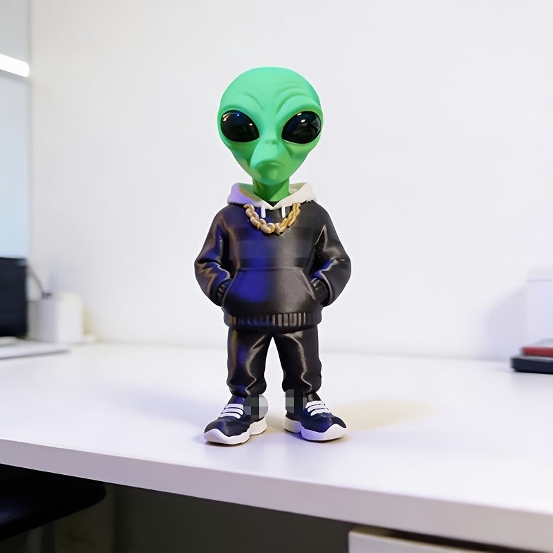 1 Piece Green Alien Figure wit - Office Furniture Brand reseña y precio