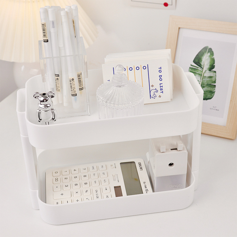 Multifunctional Shelves Double - Cubicle Shelf Organizer reseña y precio