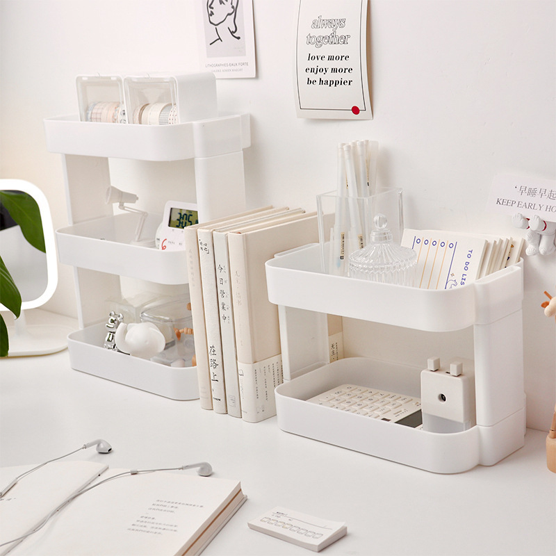Multifunctional Shelves Double - Cubicle Shelf Organizer reseña y precio