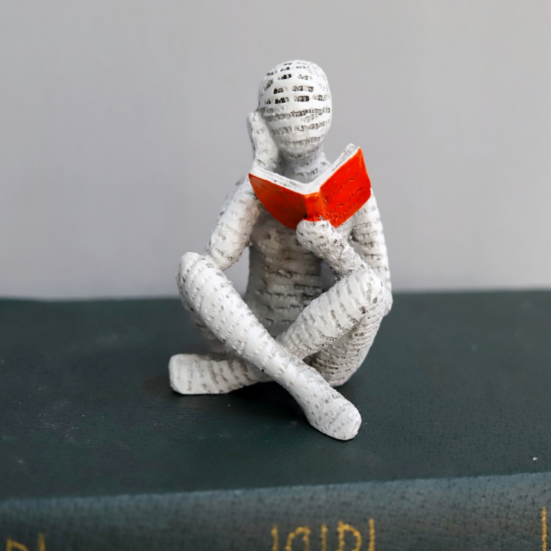 1Pc, Reading Paper Pulp Woman  - Office Furniture Brand reseña y precio